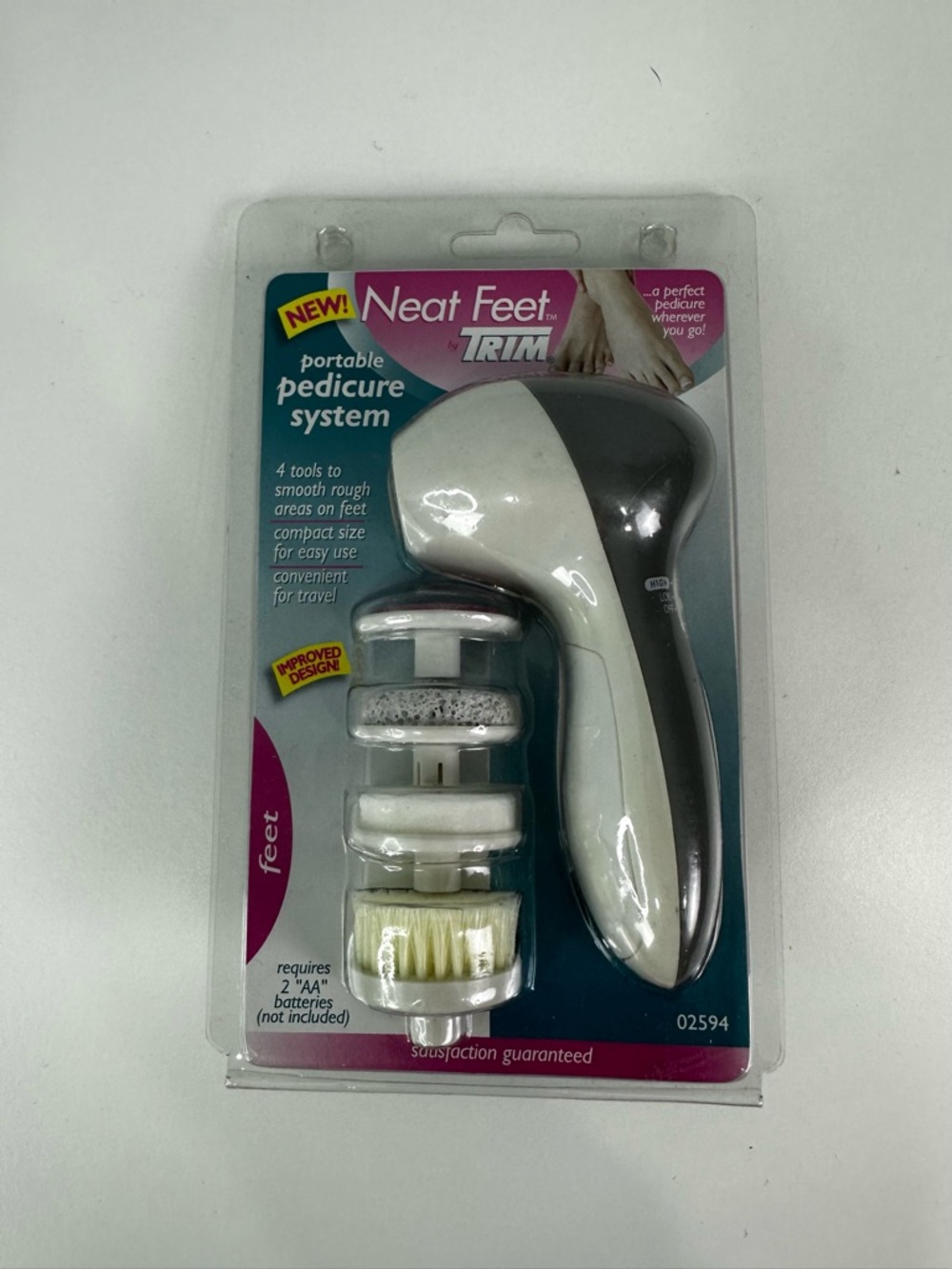Neat Feet by Trim Portable Pedicure System - Compact Size New in Box